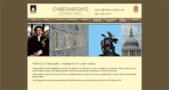 Desktop Screenshot of cheeswrights.co.uk